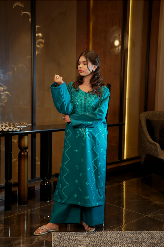 Amber - Hand-Embroidered Lawn 2pc